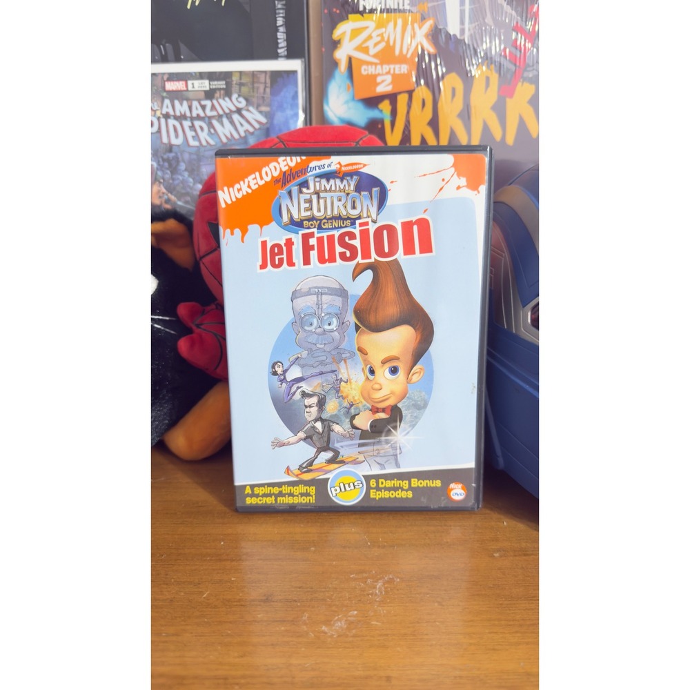 The Adventures of Jimmy Neutron Boy Genius Jet Fusion DVD Nickelodeon 6 Episodes